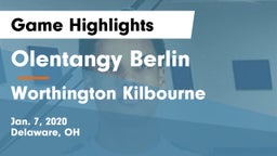 Olentangy Berlin  vs Worthington Kilbourne  Game Highlights - Jan. 7, 2020