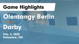 Olentangy Berlin  vs Darby  Game Highlights - Feb. 4, 2020