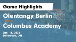 Olentangy Berlin  vs Columbus Academy  Game Highlights - Jan. 13, 2024