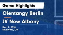 Olentangy Berlin  vs JV New Albany Game Highlights - Dec. 9, 2018