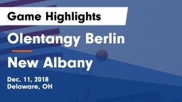 Olentangy Berlin  vs New Albany  Game Highlights - Dec. 11, 2018