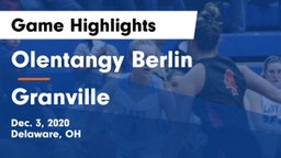Olentangy Berlin  vs Granville  Game Highlights - Dec. 3, 2020
