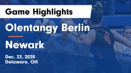 Olentangy Berlin  vs Newark  Game Highlights - Dec. 22, 2020