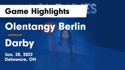 Olentangy Berlin  vs Darby  Game Highlights - Jan. 28, 2022