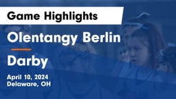 Olentangy Berlin  vs Darby  Game Highlights - April 10, 2024