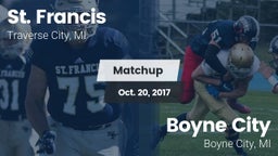 Matchup: St. Francis vs. Boyne City  2017
