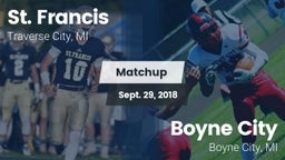 Matchup: St. Francis vs. Boyne City  2018