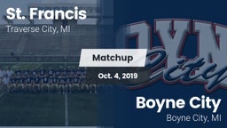 Matchup: St. Francis vs. Boyne City  2019