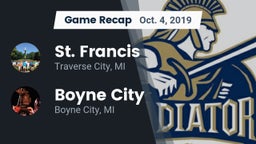 Recap: St. Francis  vs. Boyne City  2019