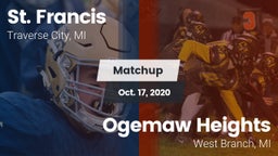 Matchup: St. Francis vs. Ogemaw Heights  2020