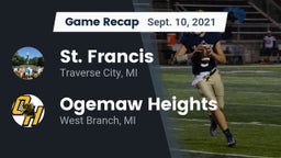 Recap: St. Francis  vs. Ogemaw Heights  2021