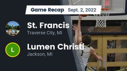 Recap: St. Francis  vs. Lumen Christi  2022