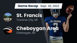 Recap: St. Francis  vs. Cheboygan Area  2022