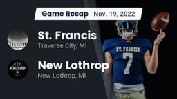 Recap: St. Francis  vs. New Lothrop  2022