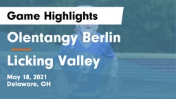 Olentangy Berlin  vs Licking Valley Game Highlights - May 18, 2021