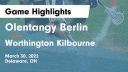 Olentangy Berlin  vs Worthington Kilbourne  Game Highlights - March 30, 2022