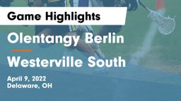 Olentangy Berlin  vs Westerville South  Game Highlights - April 9, 2022