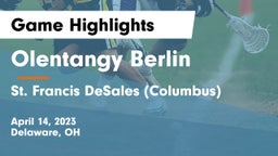 Olentangy Berlin  vs St. Francis DeSales  (Columbus) Game Highlights - April 14, 2023