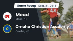 Recap: Mead  vs. Omaha Christian Academy  2018