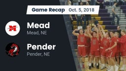 Recap: Mead  vs. Pender  2018