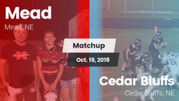 Matchup: Mead vs. Cedar Bluffs  2018