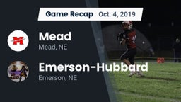Recap: Mead  vs. Emerson-Hubbard  2019