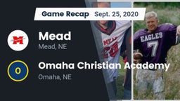 Recap: Mead  vs. Omaha Christian Academy  2020