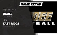 Recap: Ocoee  vs. East Ridge  2016