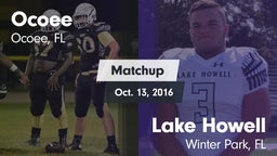 Matchup: Ocoee vs. Lake Howell  2016