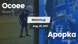 Matchup: Ocoee vs. Apopka  2017
