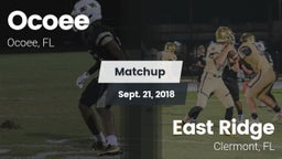Matchup: Ocoee vs. East Ridge  2018
