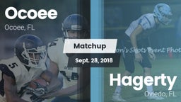 Matchup: Ocoee vs. Hagerty  2018