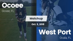 Matchup: Ocoee vs. West Port  2018
