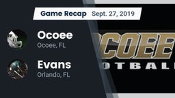 Recap: Ocoee  vs. Evans  2019