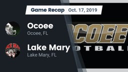 Recap: Ocoee  vs. Lake Mary  2019