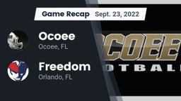 Recap: Ocoee  vs. Freedom  2022