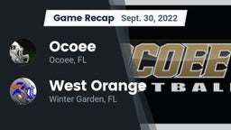 Recap: Ocoee  vs. West Orange  2022