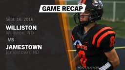 Recap: Williston  vs. Jamestown  2016