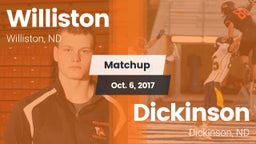 Matchup: Williston vs. Dickinson  2017