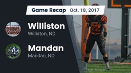 Recap: Williston  vs. Mandan  2017