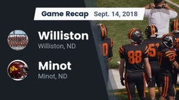 Recap: Williston  vs. Minot  2018