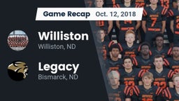 Recap: Williston  vs. Legacy  2018