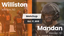 Matchup: Williston vs. Mandan  2018