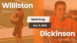 Matchup: Williston vs. Dickinson  2020