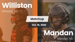 Matchup: Williston vs. Mandan  2020