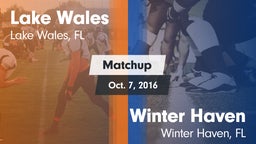 Matchup: Lake Wales vs. Winter Haven  2016