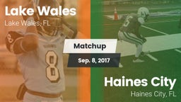 Matchup: Lake Wales vs. Haines City  2017