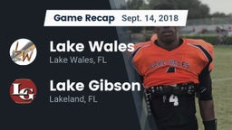 Recap: Lake Wales  vs. Lake Gibson  2018