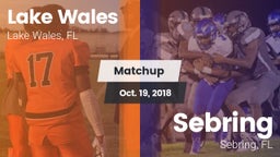 Matchup: Lake Wales vs. Sebring  2018