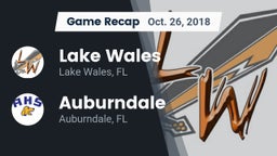 Recap: Lake Wales  vs. Auburndale  2018